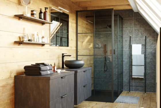 Douche à l'italienne